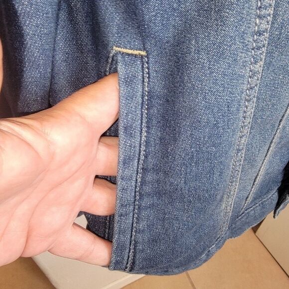 Levi's Boy's stretch denim jean jacket size XL (13-15yrs) - Picture 4 of 7